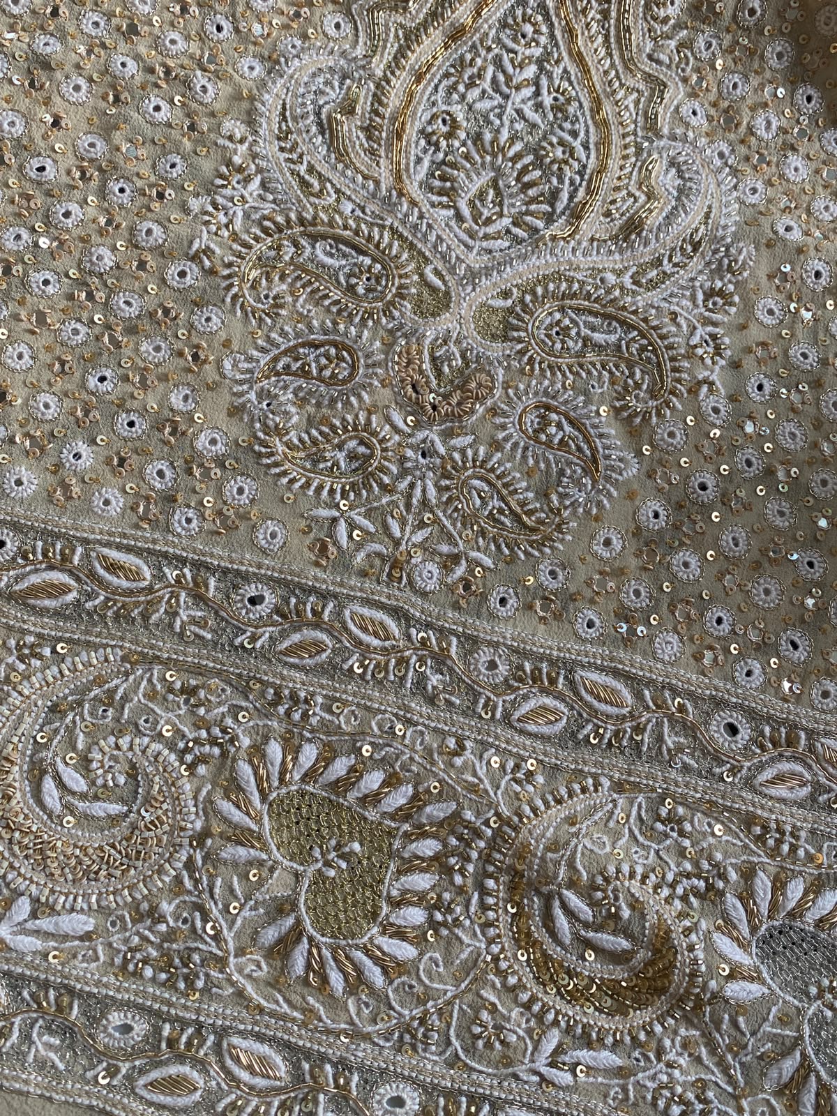 Ivory Heritage Embroidered Lehenga Set