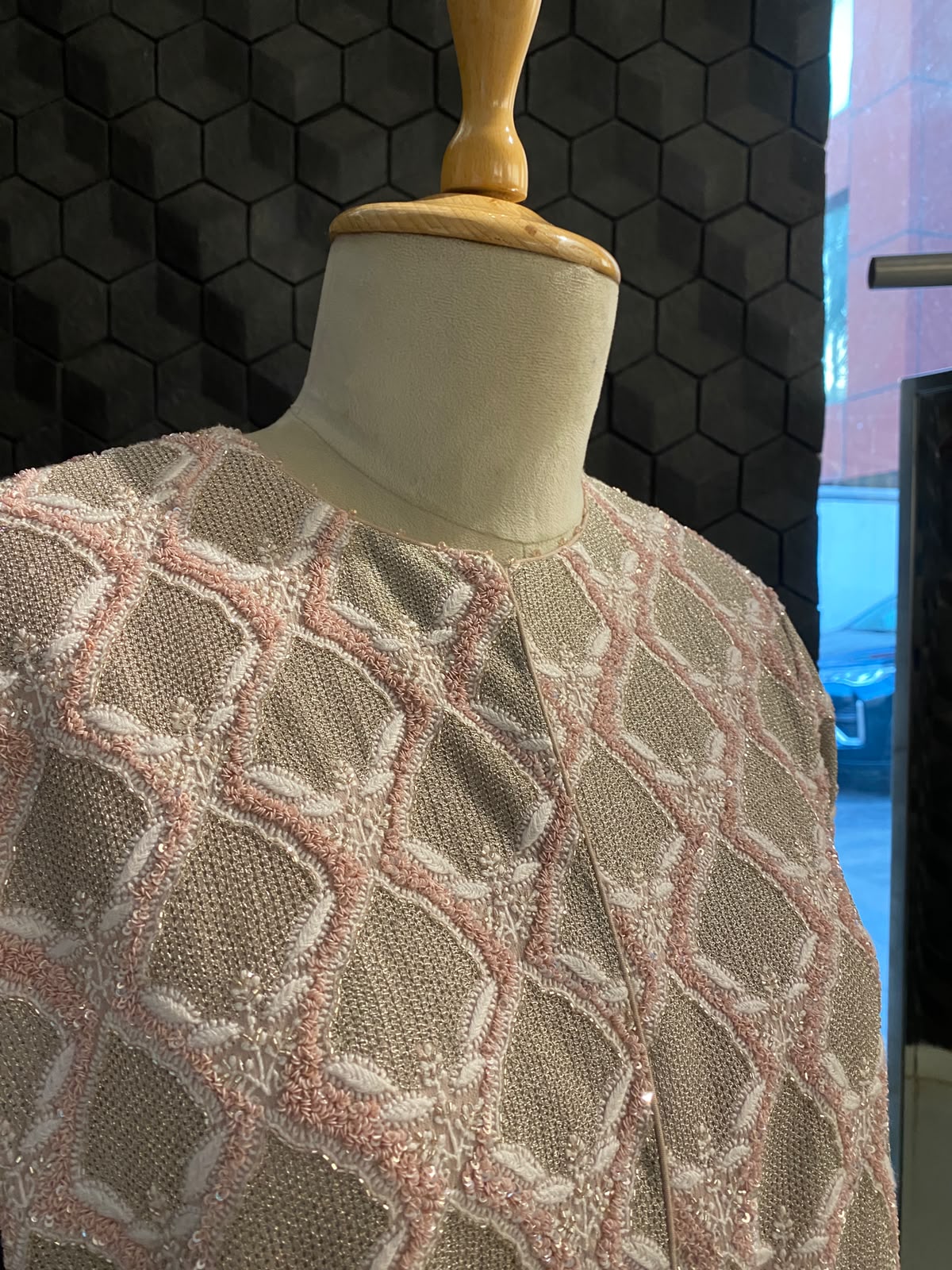 Blush Pink Gilet Set