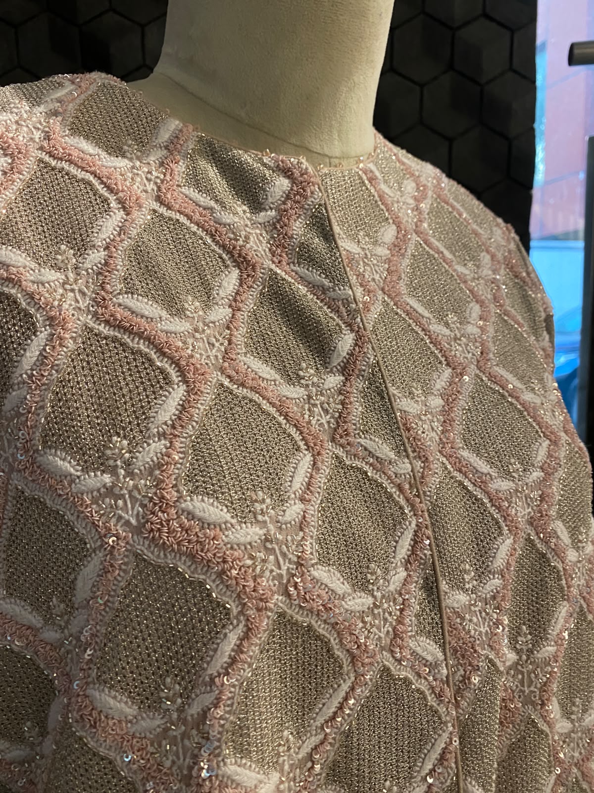 Blush Pink Gilet Set