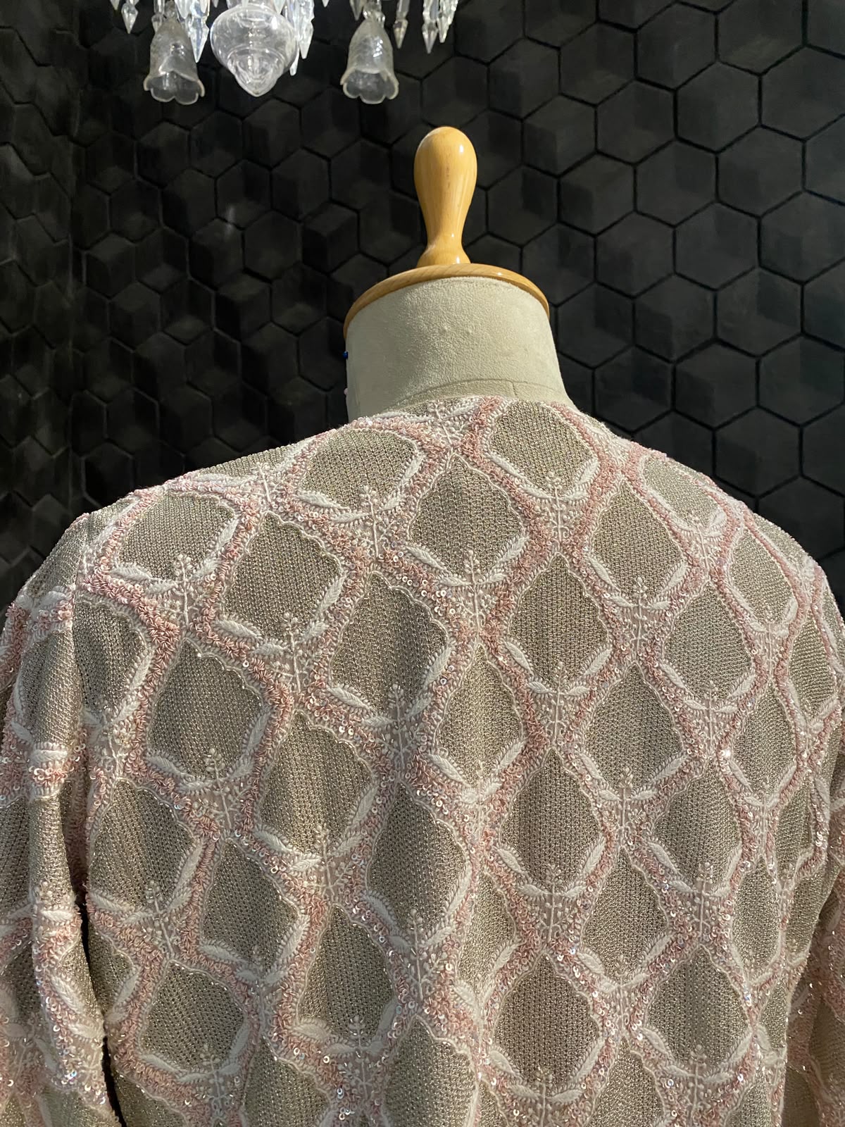 Blush Pink Gilet Set