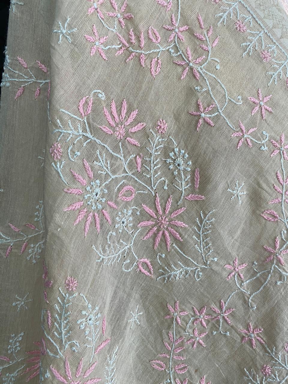 Ivory Tissue Saree