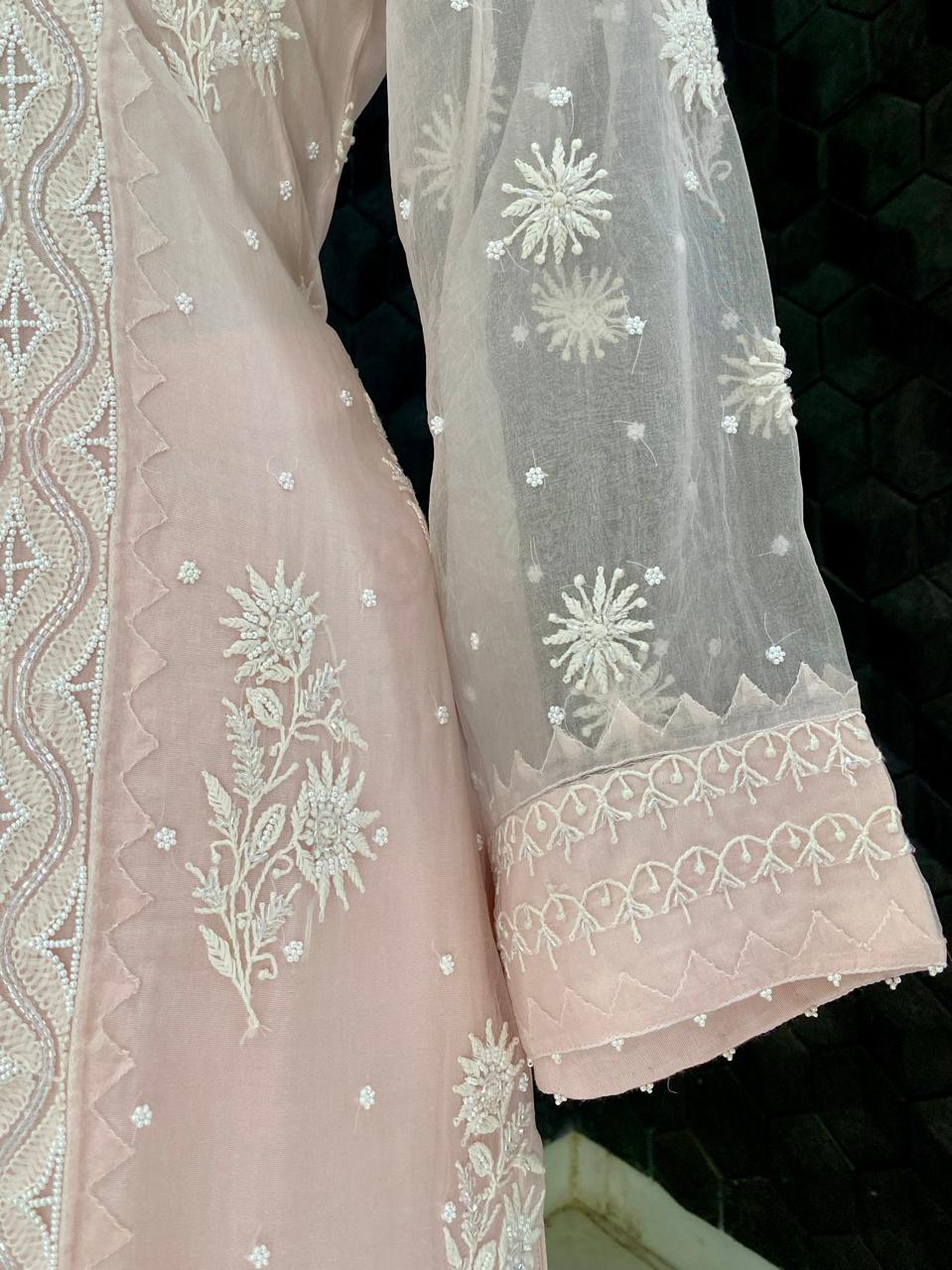 Blush Pink Pearls & Cutdana