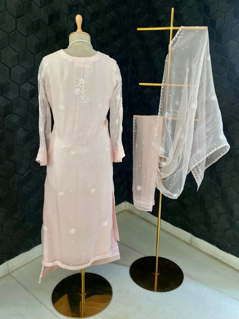 Blush Pink Pearls & Cutdana