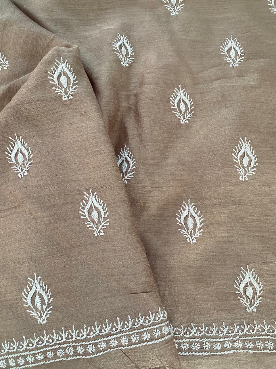 Brown Moonga Silk Men's Kurta