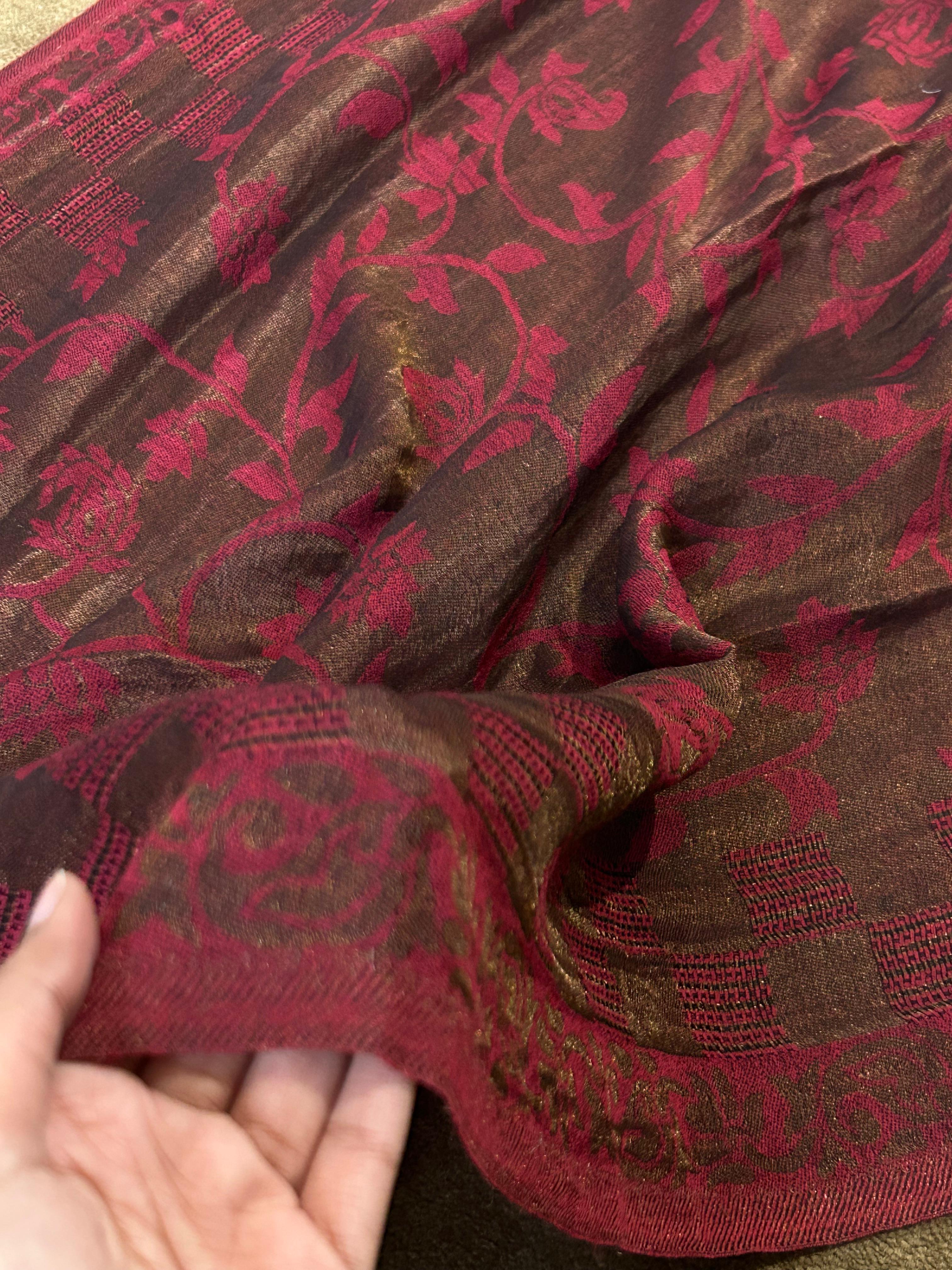 Red Woolen Shawl