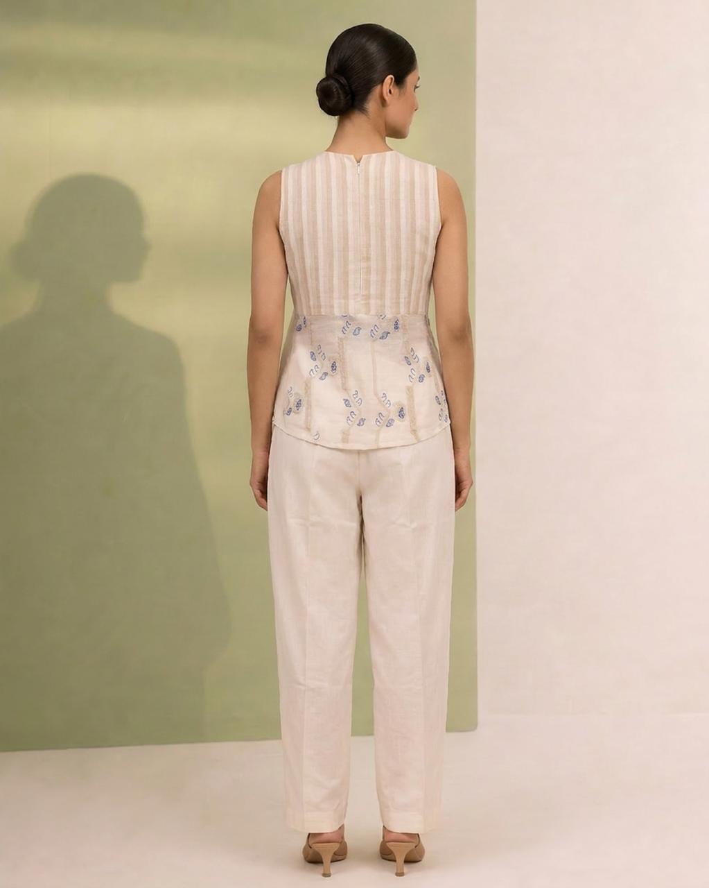 Chikankari Top and Pants Set