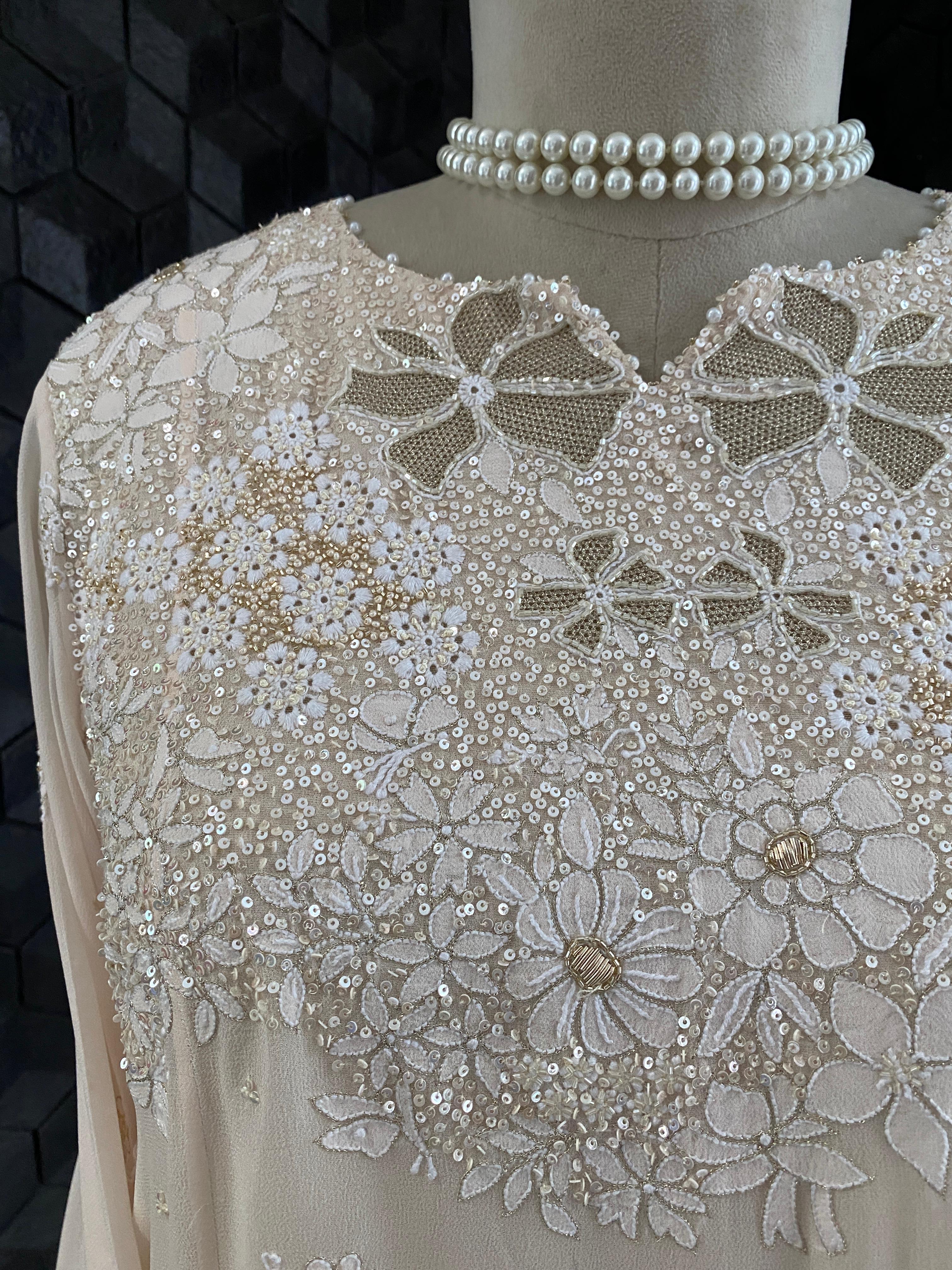 Ek-taar kasab jaali Floral boota Sharara set