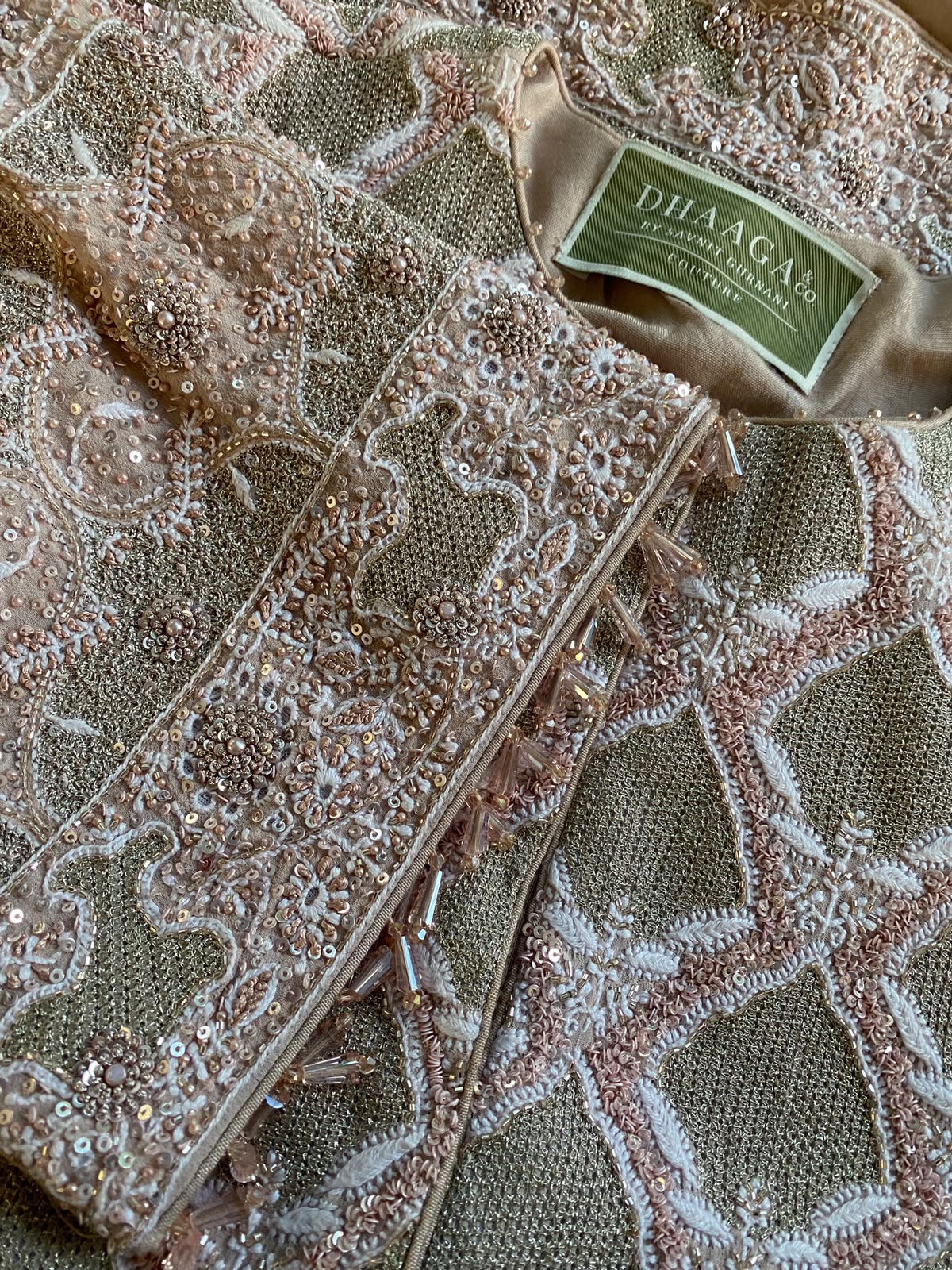 Blush Pink Gilet Set