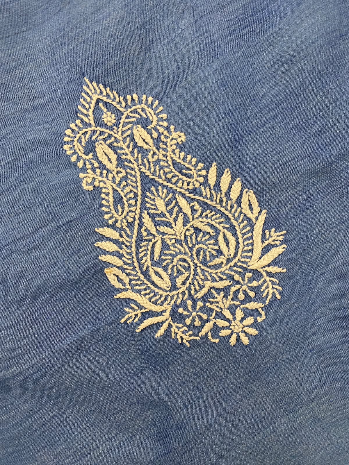 Cobalt Blue Moonga Silk Men's Kurta