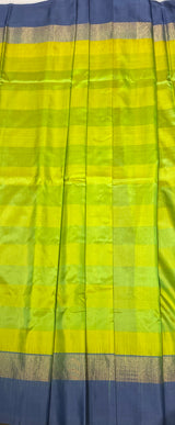 Multi colour silk saree with zari work